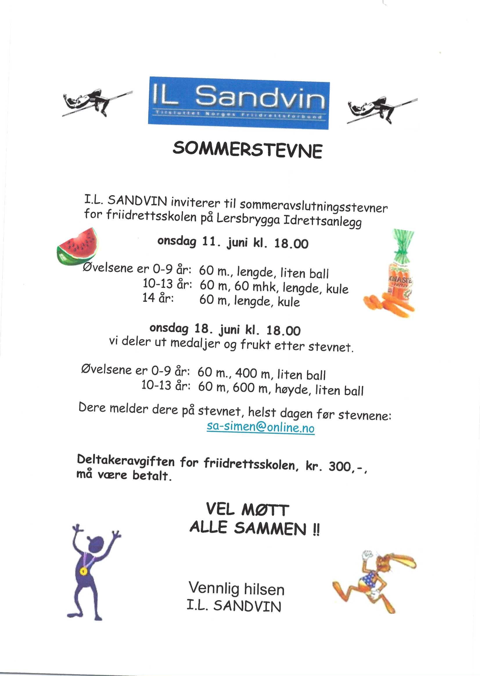 SOMMERSTEVNER